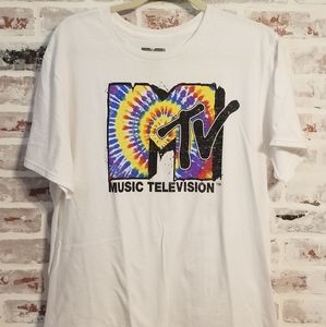 Bundle. 2 MTV tshirts. LARGE